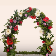 Laddu Gopal Floral Decorative Frame