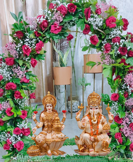 Diwali Decoration for Laxmi & Ganesha 10