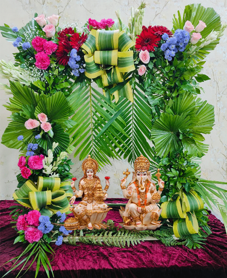 Diwali Decoration for Laxmi & Ganesha 3