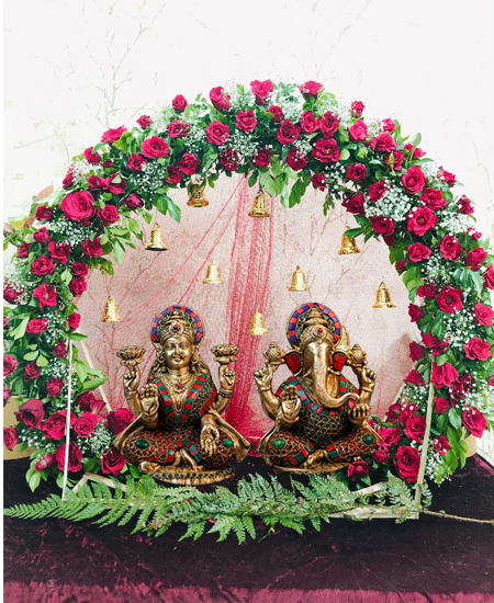 Diwali Decoration for Laxmi & Ganesha 4