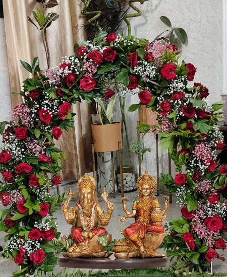Diwali Decoration for Laxmi & Ganesha 9
